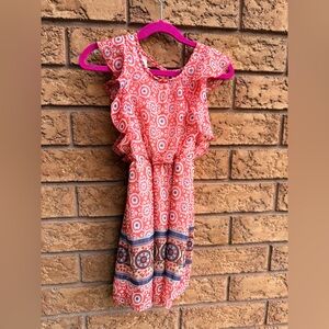 ▪️ 4/$25-  DEX Border Angel‎ Sleeve Dress